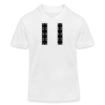 Nouveau type de trou - Polo enfant bio Stanley/Stella - blanc - Devant