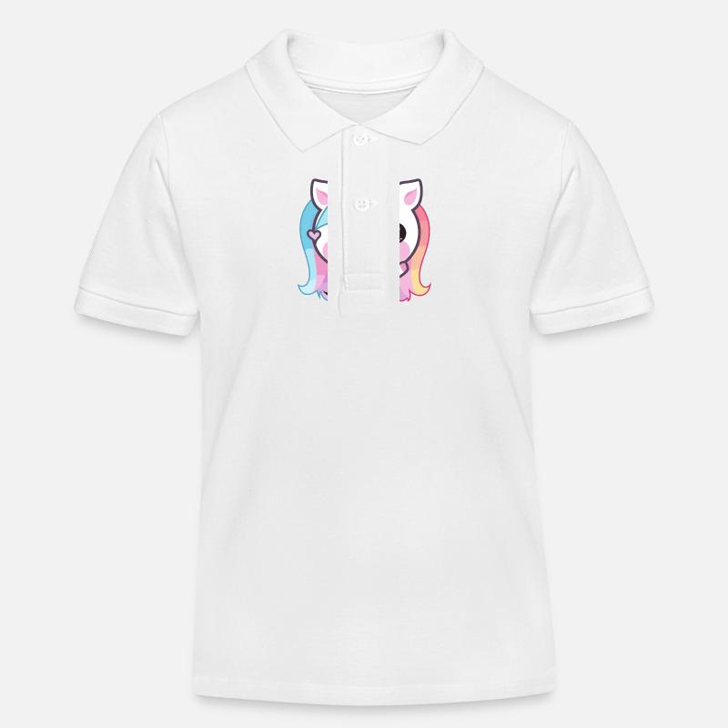 Bébé licorne - Polo enfant bio Stanley/Stella - blanc