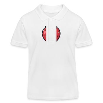 Fraise Style Kawaii - Polo enfant bio Stanley/Stella - blanc - Devant