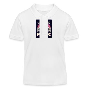 Save the Music - Kinder Organic Poloshirt Mini Sprinter von Stanley/Stella - Weiß - Vorne