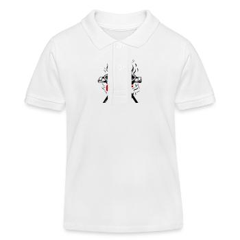 Grill Bbq BarbecueTeam - Polo enfant bio Stanley/Stella - blanc - Devant