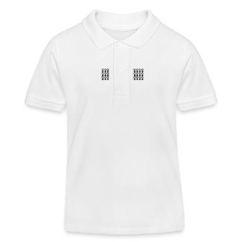 Style royal - Polo enfant bio Stanley/Stella - blanc - Devant