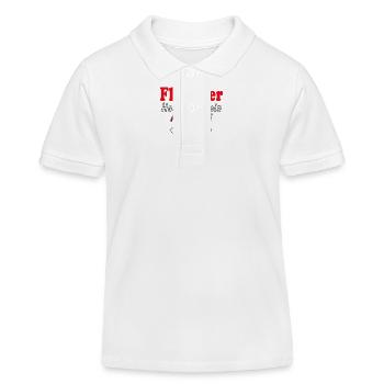 Fleischer Hack Ist Mein Mettier - Kinder Organic Poloshirt Mini Sprinter von Stanley/Stella - Weiß - Vorne