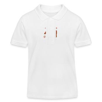 Bear - Panda Forest Nature Freedom Wild - Kids Organic Polo Shirt by Stanley/Stella - white - Front