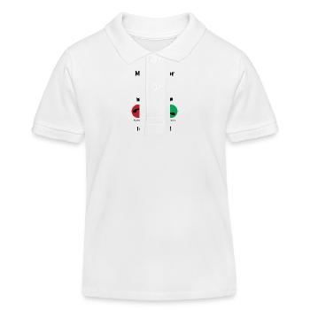 Mein Traktor Ruft An Und Ich Muss Gehen - Kinder Organic Poloshirt Mini Sprinter von Stanley/Stella - Weiß - Vorne