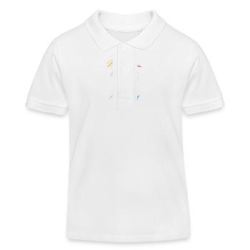 Zuhause ist wo meine Katzen sind - Katzenliebe - Kinder Organic Poloshirt Mini Sprinter von Stanley/Stella - Weiß - Vorne