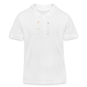 Zuhause ist wo meine Katzen sind - Katzenliebe - Kinder Organic Poloshirt Mini Sprinter von Stanley/Stella - Weiß - Vorne