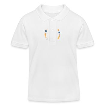 Soyez vous-même - Polo enfant bio Stanley/Stella - blanc - Devant