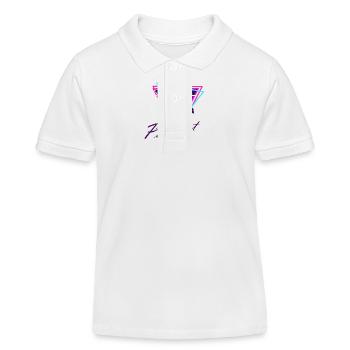 Papagei Sittich - Kinder Organic Poloshirt Mini Sprinter von Stanley/Stella - Weiß - Vorne