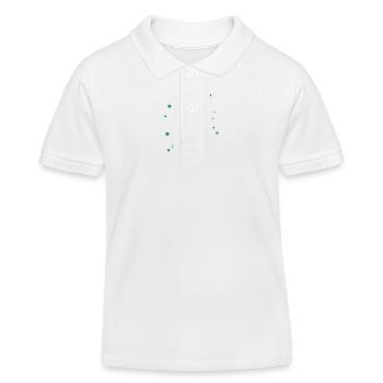 Fuchs - Tier Zoo Tierfreund Naturschutz - Kinder Organic Poloshirt Mini Sprinter von Stanley/Stella - Weiß - Vorne