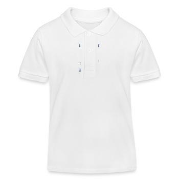 Ich funkle - Kinder Organic Poloshirt Mini Sprinter von Stanley/Stella - Weiß - Vorne