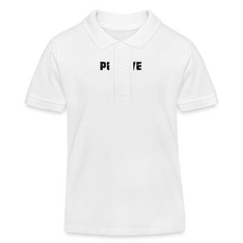 Pensive Vintage humeur émotion noir texte vêtements - Polo enfant bio Stanley/Stella - blanc - Devant
