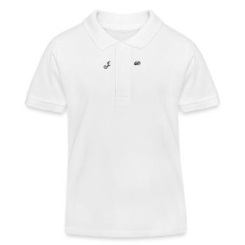 Papa-rapluie Chic - Polo enfant bio Stanley/Stella - blanc - Devant