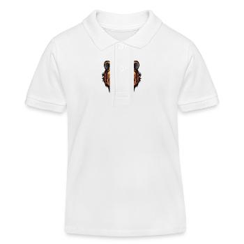 Bär Kopf - Kinder Organic Poloshirt Mini Sprinter von Stanley/Stella - Weiß - Vorne