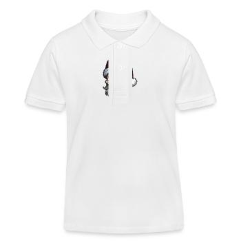 Weihnachtsmann Totenkopf - Kinder Organic Poloshirt Mini Sprinter von Stanley/Stella - Weiß - Vorne
