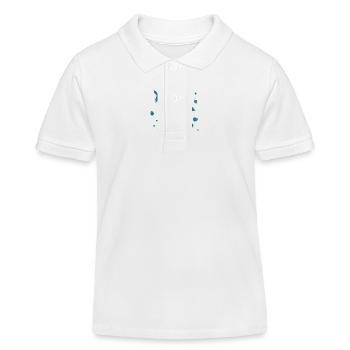 Hirsch - Wald Natur Tierschutz - Kinder Organic Poloshirt Mini Sprinter von Stanley/Stella - Weiß - Vorne