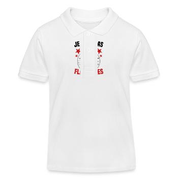 Homme Je Peux Pas J ai Fléchettes - Polo enfant bio Stanley/Stella - blanc - Devant