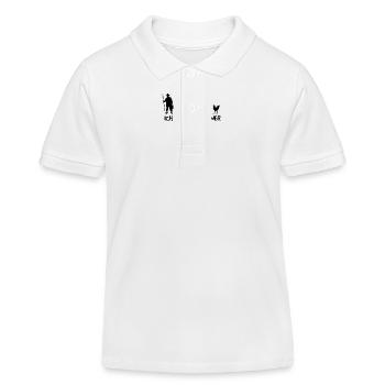 Bauernhof-Chic - Kinder Organic Poloshirt Mini Sprinter von Stanley/Stella - Weiß - Vorne