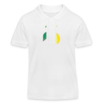 Citron - Polo enfant bio Stanley/Stella - blanc - Devant