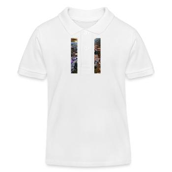 Mostar, Bosnia-Herzegovina, Europe - Kids Organic Polo Shirt by Stanley/Stella - white - Front