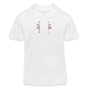 Carmel NY | New York Reise & Souvinier Geschenk - Kinder Organic Poloshirt Mini Sprinter von Stanley/Stella - Weiß - Vorne