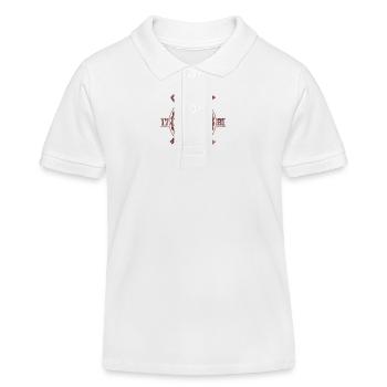 Argile NY | Voyage à New York et cadeau souvenir - Polo enfant bio Stanley/Stella - blanc - Devant