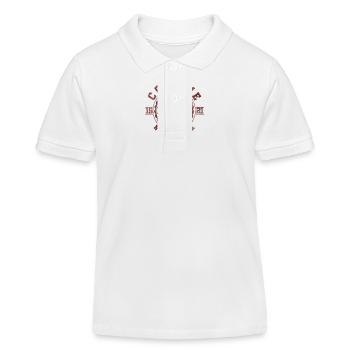 Colonie NY | Voyage à New York et cadeau souvenir - Polo enfant bio Stanley/Stella - blanc - Devant
