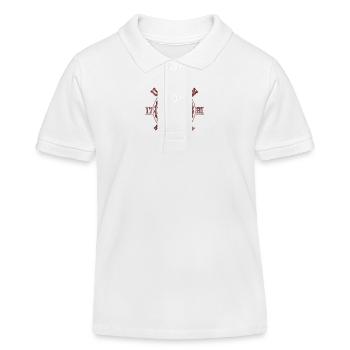 Union NY | New York Reise & Souvinier Geschenk - Kinder Organic Poloshirt Mini Sprinter von Stanley/Stella - Weiß - Vorne