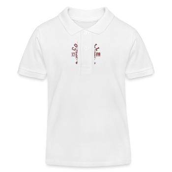Cornwall NY | New York Reise & Souvinier Geschenk - Kinder Organic Poloshirt Mini Sprinter von Stanley/Stella - Weiß - Vorne