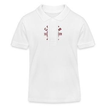 Cohoes NY | New York Reise & Souvinier Geschenk - Kinder Organic Poloshirt Mini Sprinter von Stanley/Stella - Weiß - Vorne
