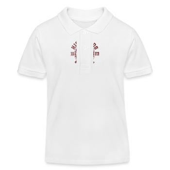 Highlands NY | New York Reise & Souvinier Geschenk - Kinder Organic Poloshirt Mini Sprinter von Stanley/Stella - Weiß - Vorne