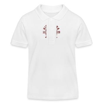 Niskayuna NY | New York Reise & Souvinier Geschenk - Kinder Organic Poloshirt Mini Sprinter von Stanley/Stella - Weiß - Vorne
