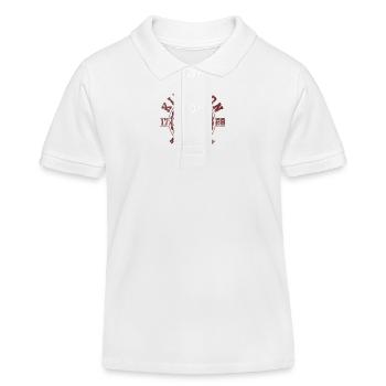 Kingston NY | New York Reise & Souvinier Geschenk - Kinder Organic Poloshirt Mini Sprinter von Stanley/Stella - Weiß - Vorne