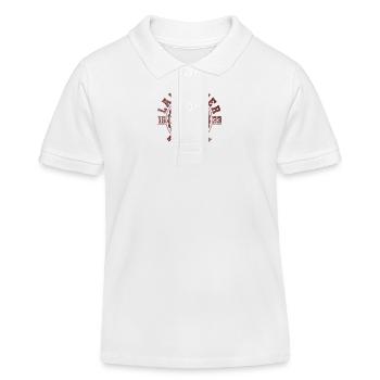 Lancaster NY | New York Reise & Souvinier Geschenk - Kinder Organic Poloshirt Mini Sprinter von Stanley/Stella - Weiß - Vorne