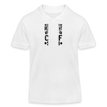 Chef Arbeit Chef Spruch Bester Chef Sprüche - Kinder Organic Poloshirt Mini Sprinter von Stanley/Stella - Weiß - Vorne