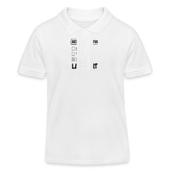 Farmer Relationship Status - Kids Organic Polo Shirt by Stanley/Stella - white - Front