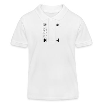 Koch relationship status - Kids Organic Polo Shirt by Stanley/Stella - white - Front
