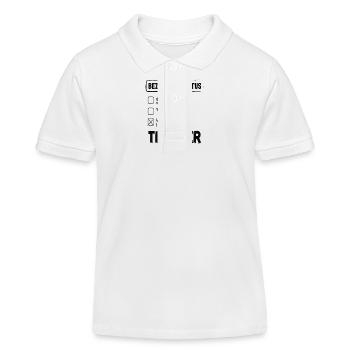 Carpenter Relationship Status - Kids Organic Polo Shirt by Stanley/Stella - white - Front