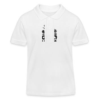 Just One More Quad I Promise Quad AtV Quads - Kids Organic Polo Shirt by Stanley/Stella - white - Front