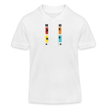 Best Dancing Mom - Kinder Organic Poloshirt Mini Sprinter von Stanley/Stella - Weiß - Vorne