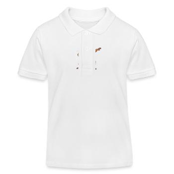 Murmeltier für einen Murmeltier Liebhaber - Kinder Organic Poloshirt Mini Sprinter von Stanley/Stella - Weiß - Vorne