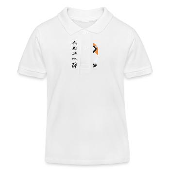 Aus dem Weg ich muss Tanzen - Tanzschule Club - Kinder Organic Poloshirt Mini Sprinter von Stanley/Stella - Weiß - Vorne