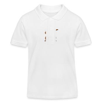 Murmeltier für einen Murmeltier Liebhaber - Kinder Organic Poloshirt Mini Sprinter von Stanley/Stella - Weiß - Vorne