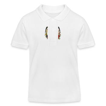 Ziege Luzifer Okkult Teufel Satan für Heavy Metal - Kinder Organic Poloshirt Mini Sprinter von Stanley/Stella - Weiß - Vorne