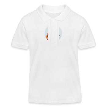 Zuhause ist wo meine Katzen sind - Bücherwurm - Kinder Organic Poloshirt Mini Sprinter von Stanley/Stella - Weiß - Vorne