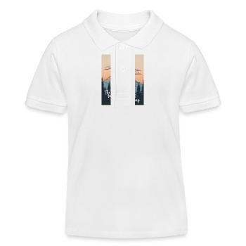 The mountains are waiting - Bergsteiger Wandern - Kinder Organic Poloshirt Mini Sprinter von Stanley/Stella - Weiß - Vorne