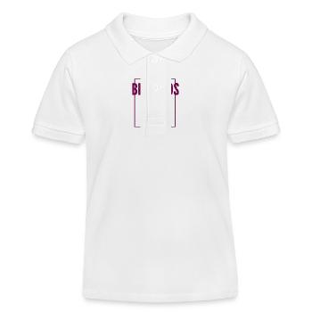 Vogel - Fliegen - Naturschutz Tierfreund - Zoo - Kinder Organic Poloshirt Mini Sprinter von Stanley/Stella - Weiß - Vorne