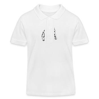 Leo Muscles Musculation - Polo enfant bio Stanley/Stella - blanc - Devant