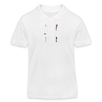 Tiger - Africa - Wilderness - Nature Conservation - Kids Organic Polo Shirt by Stanley/Stella - white - Front