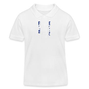 Tiger - Africa - Wilderness - Nature Conservation - Kids Organic Polo Shirt by Stanley/Stella - white - Front